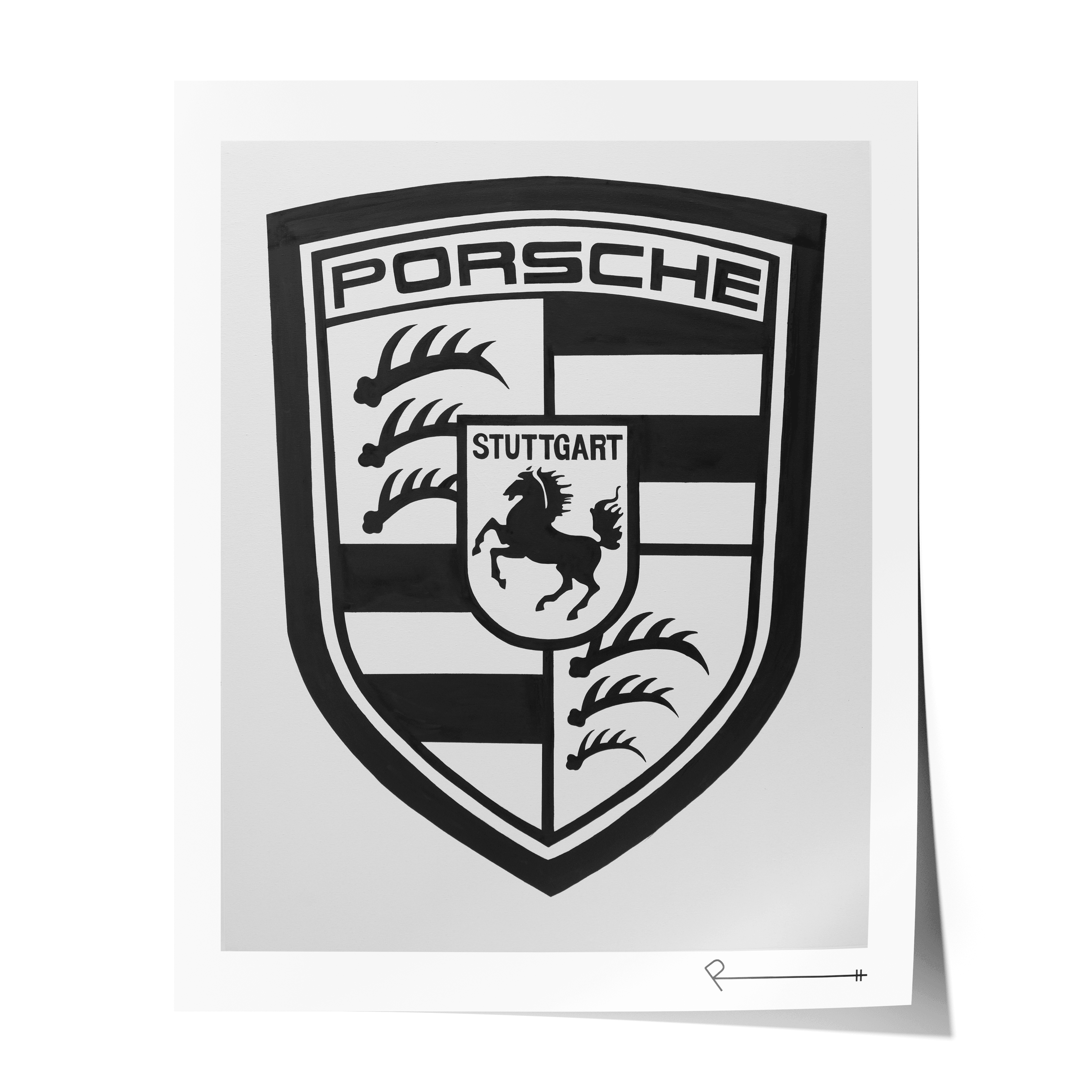 PORSCHE LOGO - SIDONIA